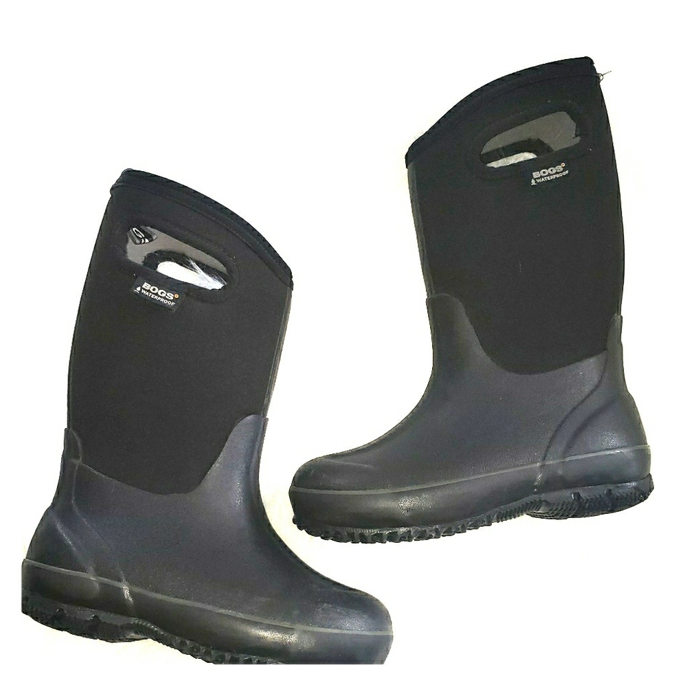 Bogs Black unisex size 1 Youth